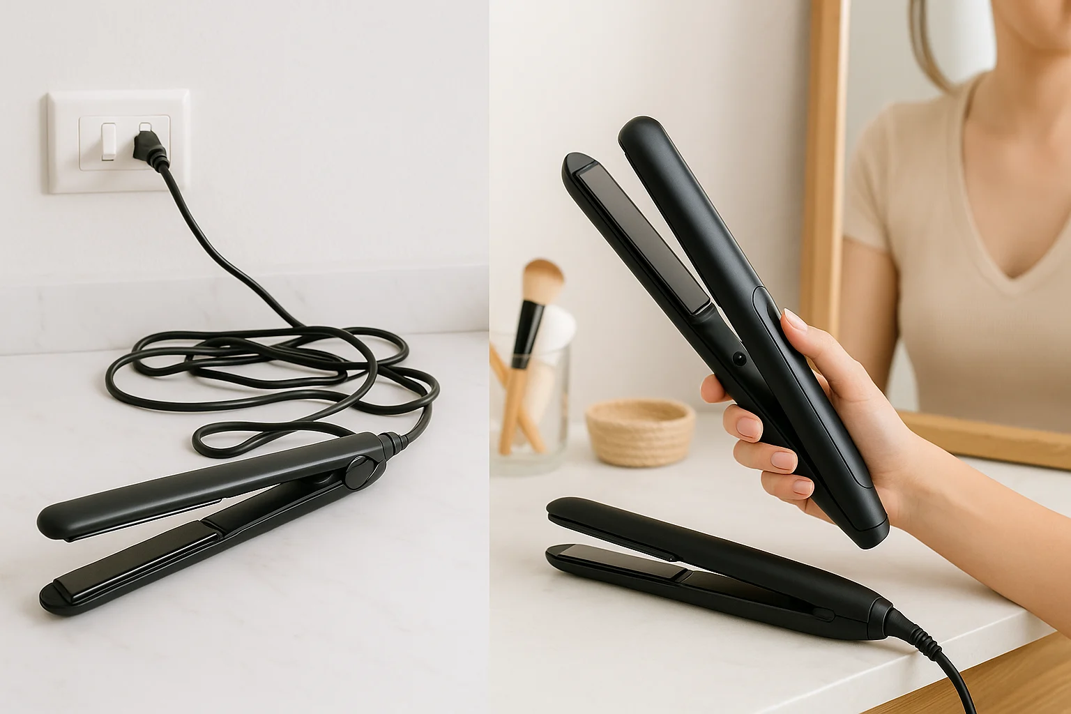 Cordless vs Corded Hair Straighteners
