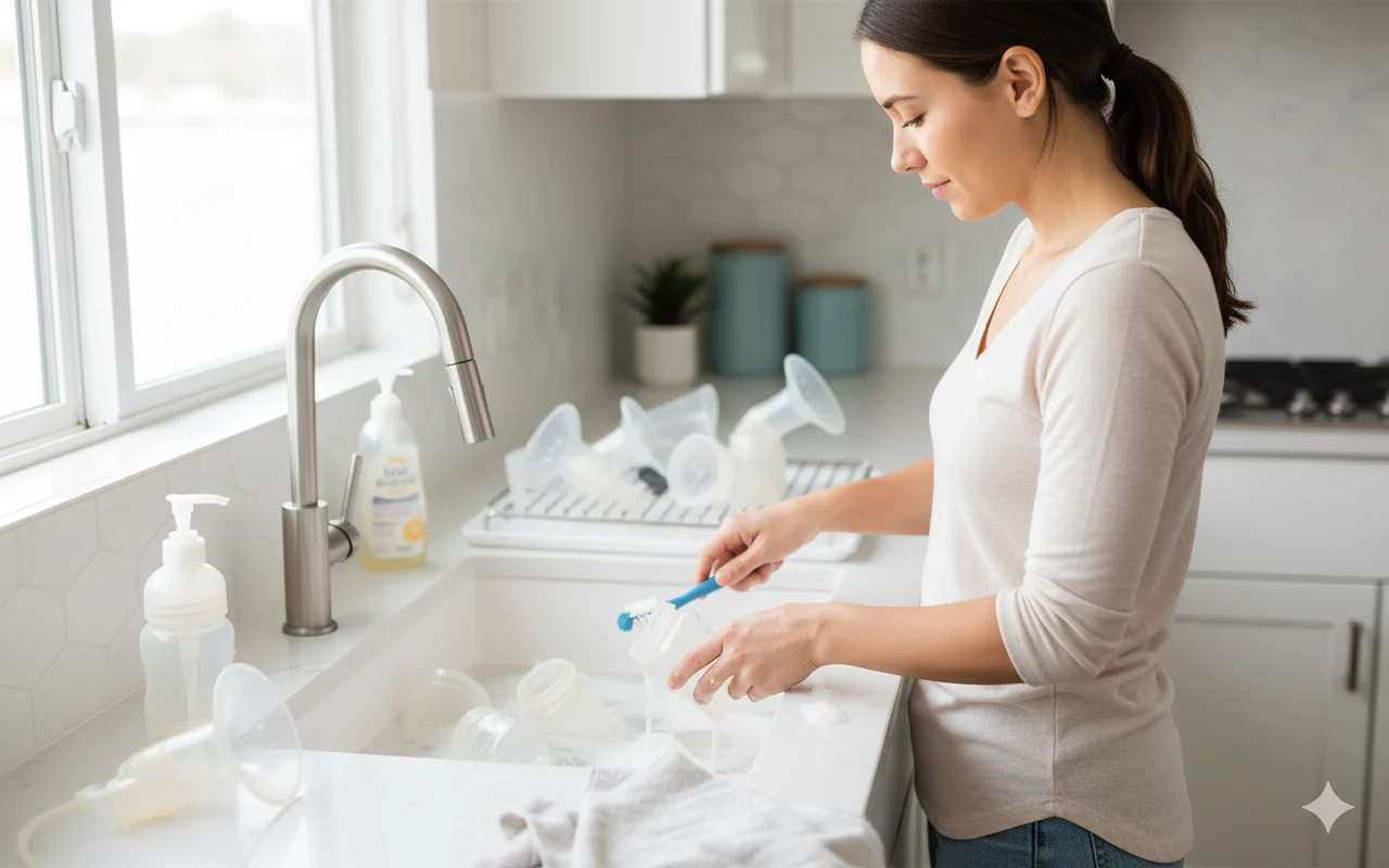 How to Clean Breast Pump Parts After Each Use