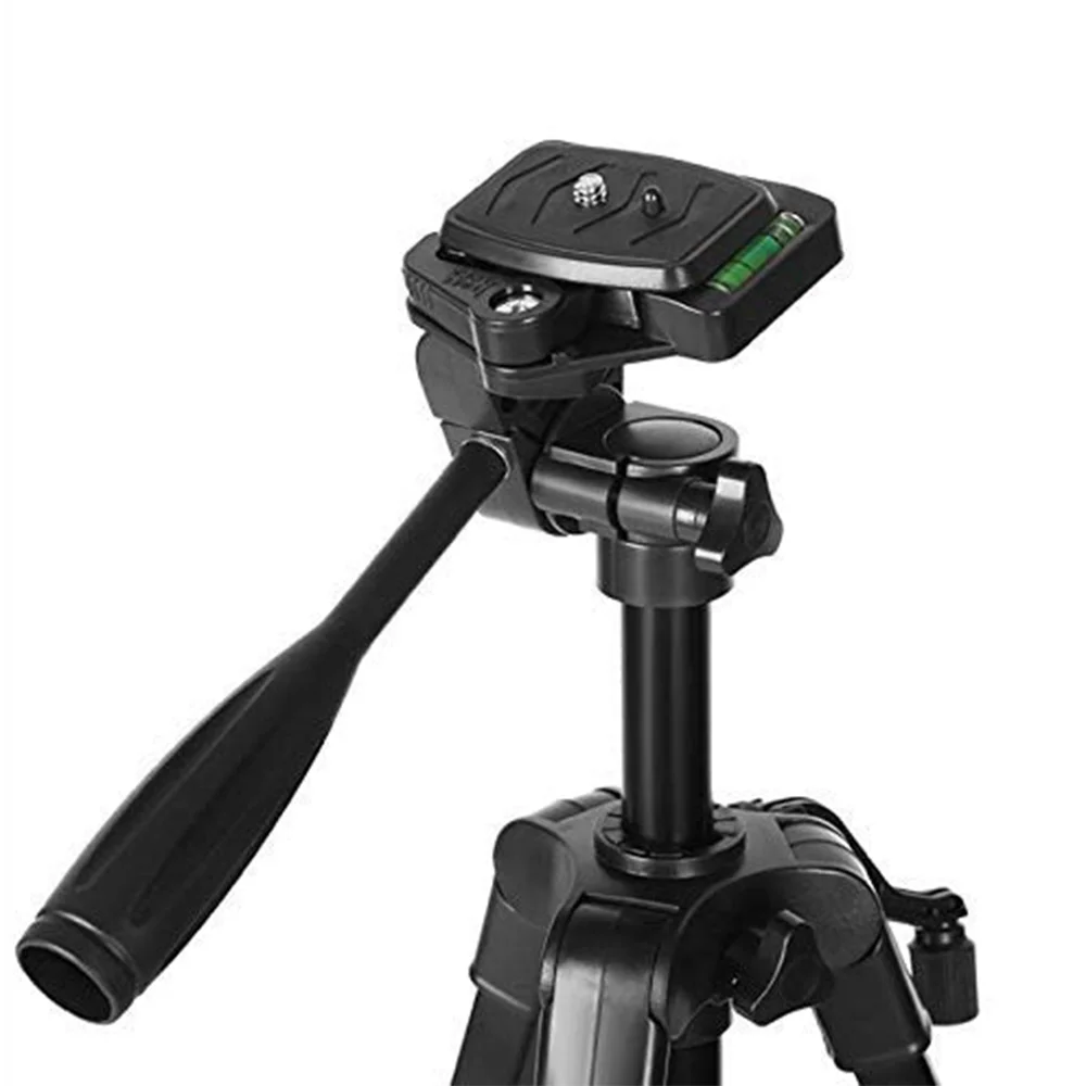 Portable Aluminum 3366 Tripod Universal Lightweight with Mobile Phone Holder - Image 2