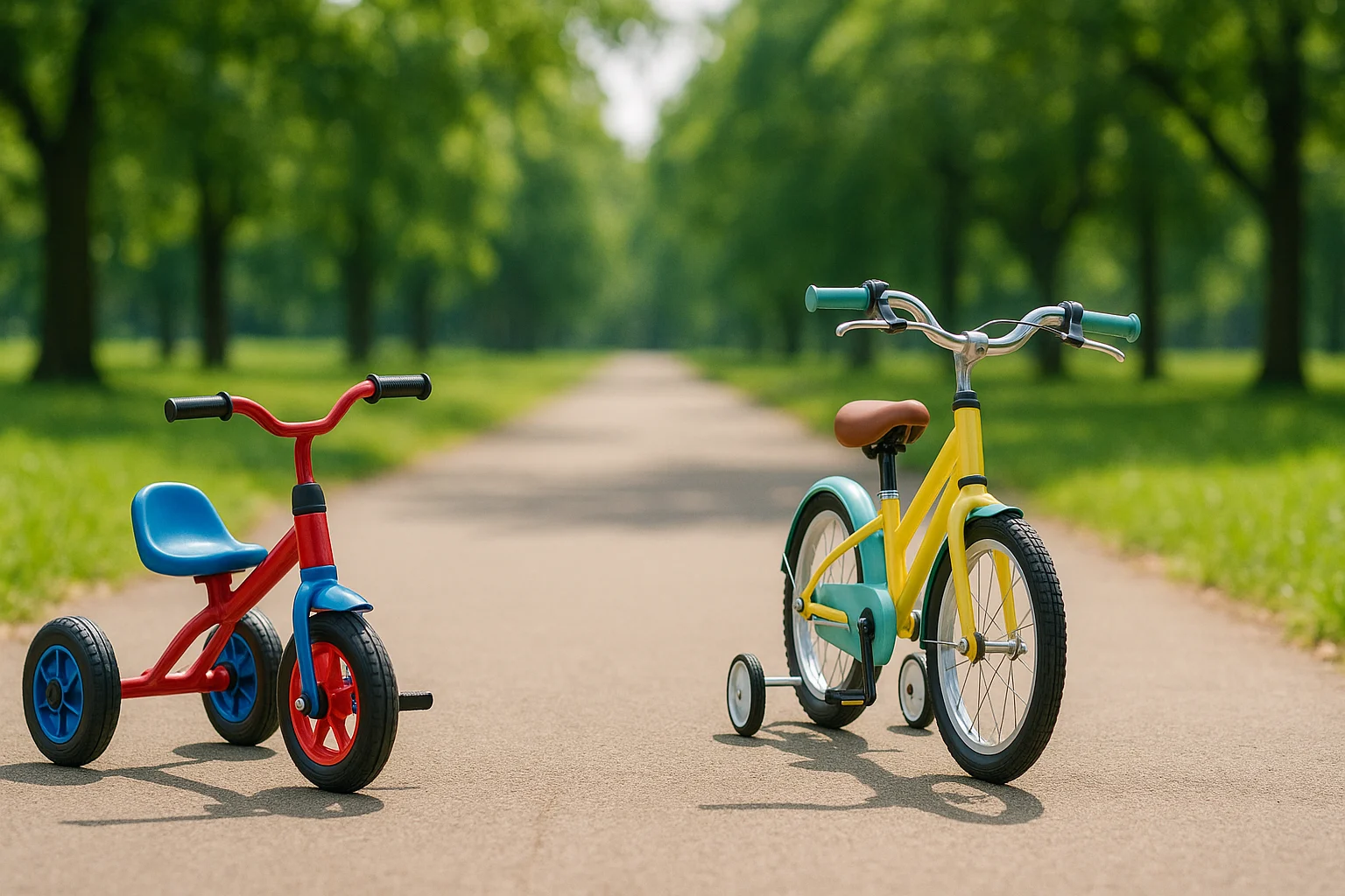 Tricycle vs Bicycle with Training Wheels