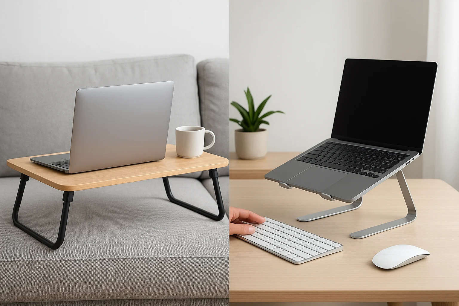Laptop Tables vs Laptop Stands – What’s Right for You?